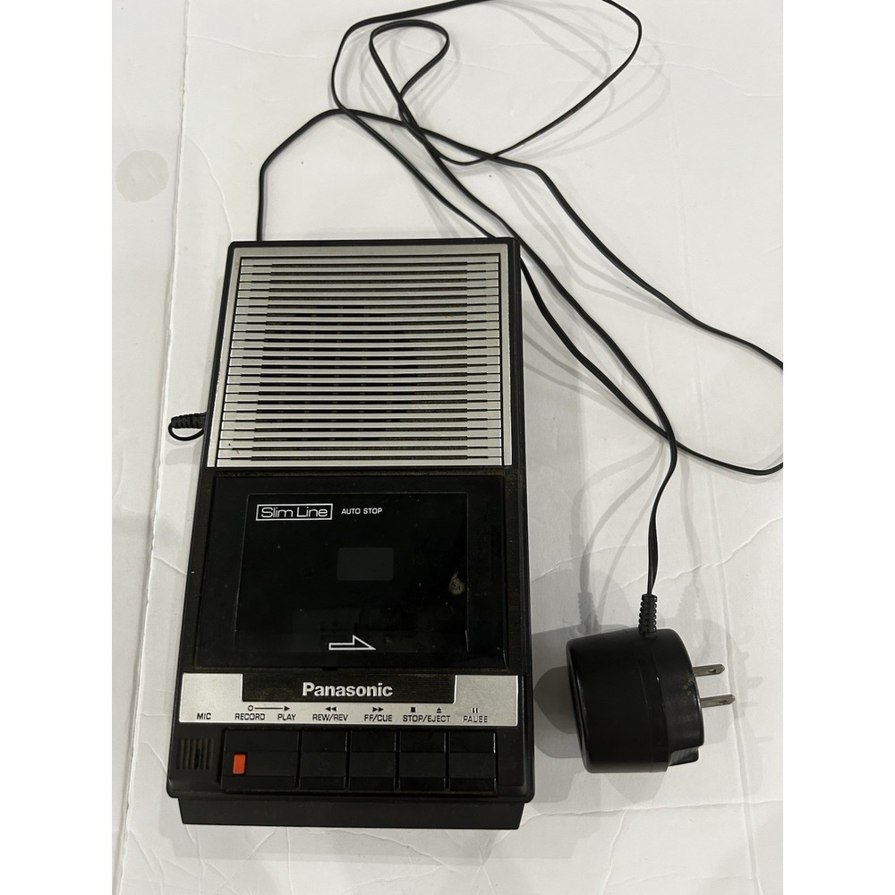 Panasonic RQ-2103 Slim Line Portable Cassette Player Tape Recorder Vintage Deck